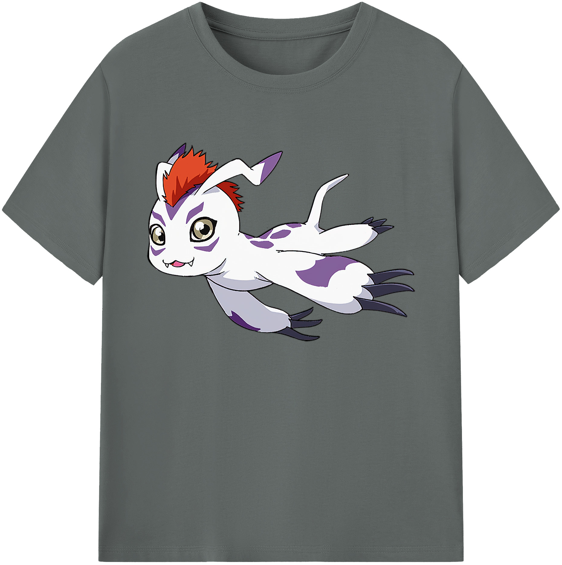 （画像用） Digimon デジタルモンスター/デジモン 綿100％ メンズ半袖Tシャツ｜肌触りやわらか＆通気性
